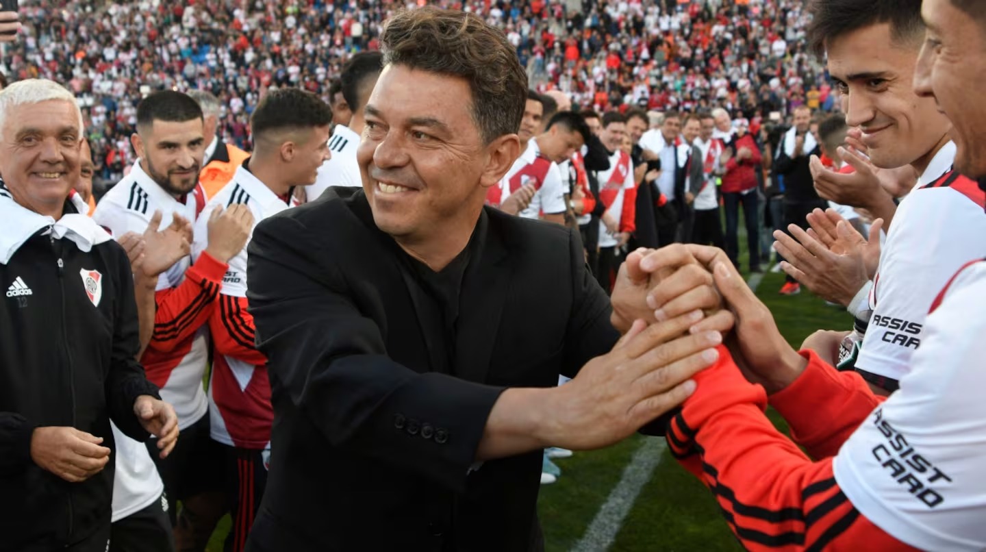 gallardo se reencontrara con la gente de river en el monumental el fin de semana del 11 de agosto cuando el millonario enfrente a huracan por la fecha 10 de la liga profesional foto afp OXLTMQVJIJDYVHFANGCNXXZVEA