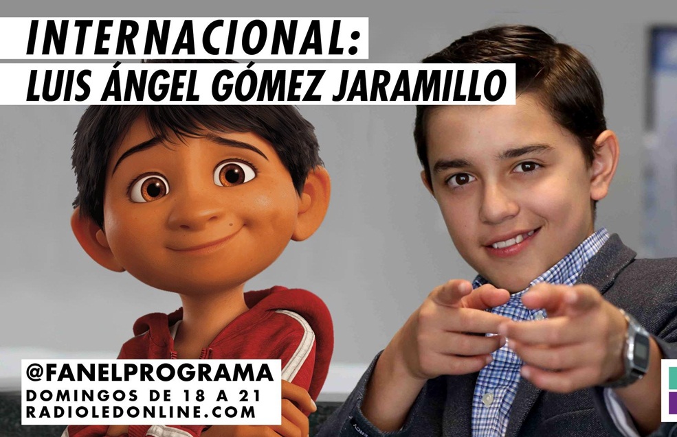 ¡Luis Ángel Jaramillo, voz del protagonista de Coco, en FAN!