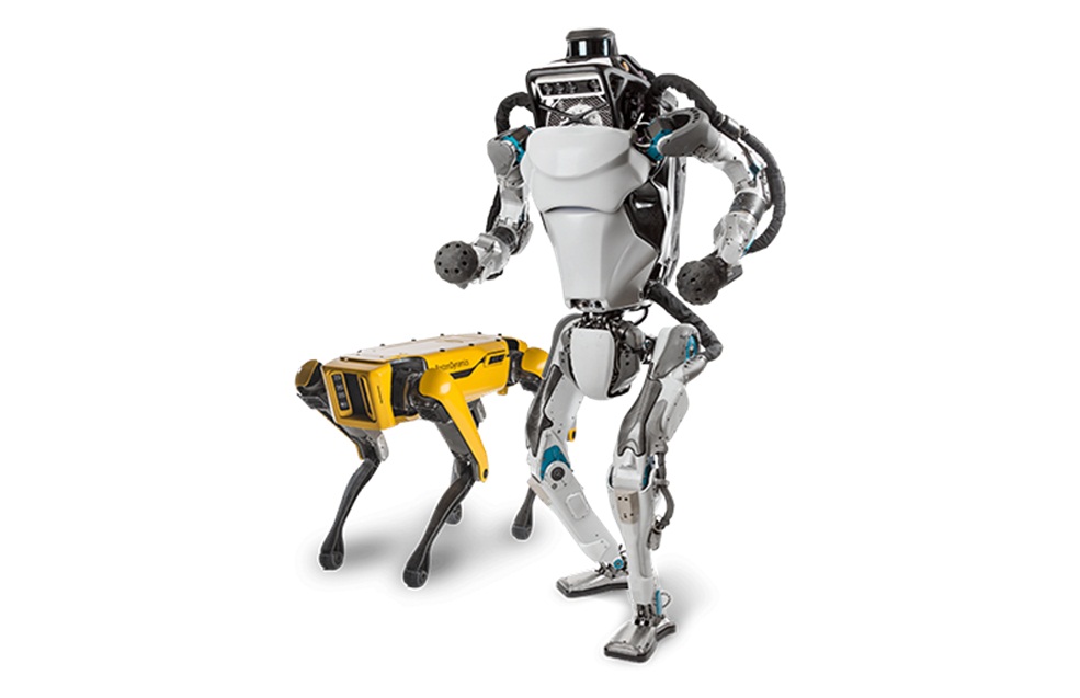 Un robot ¿que hace parkour? y un súper perro androide ¡mirá!
