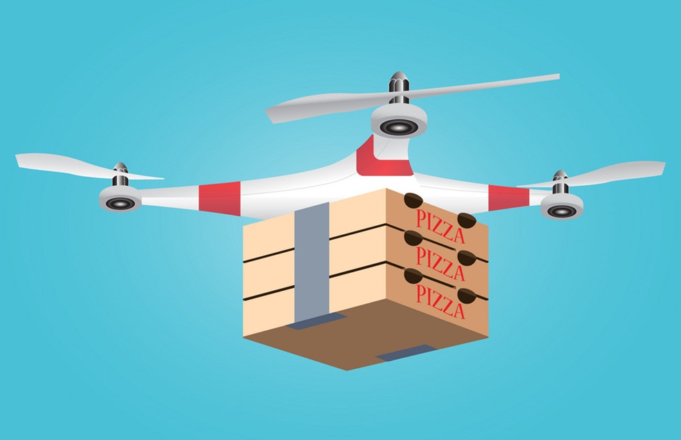 La pizza volando ¿se viene el delivery en drone en Argentina?