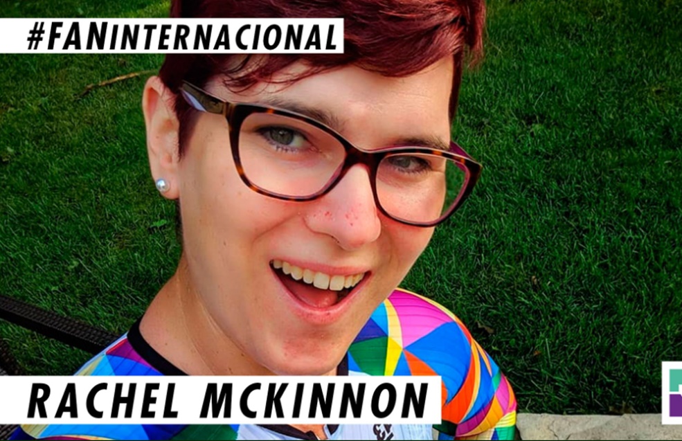 ¡Rachel McKinnon, ciclista trans campeona mundial, en FAN!