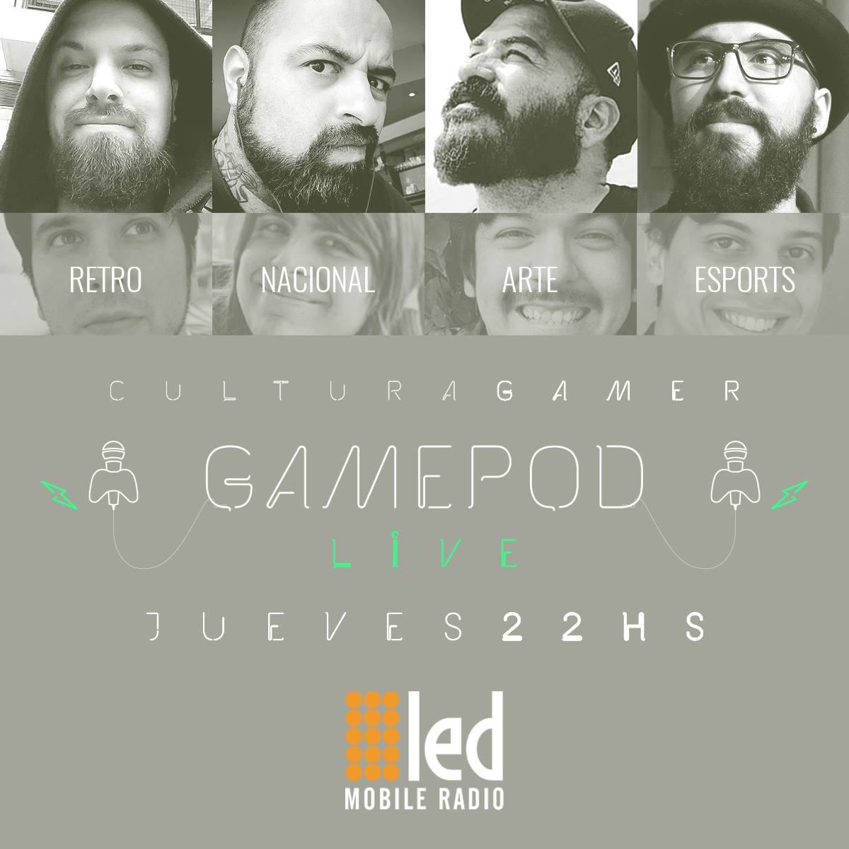 #Podcast GamePod 13.07: @MarianoCazorla1 y #FlaviaPerez de @PowerUpBigBand y el gaming de siempre!